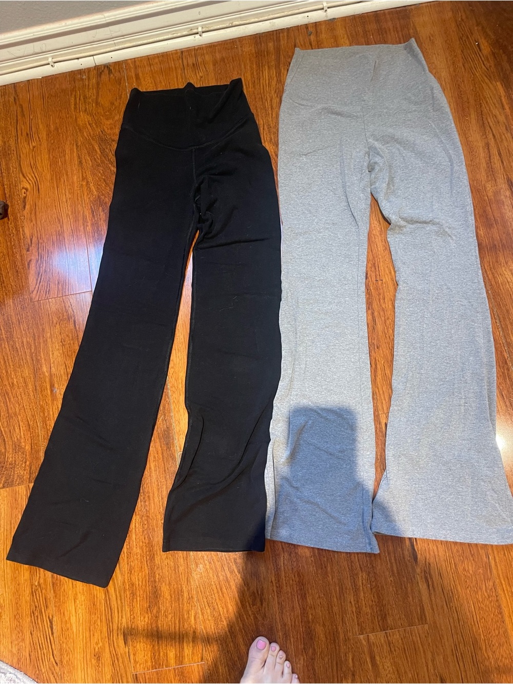 Old Navy and Wild Fable Women’s bootlegged Leggings - Black and Gray
